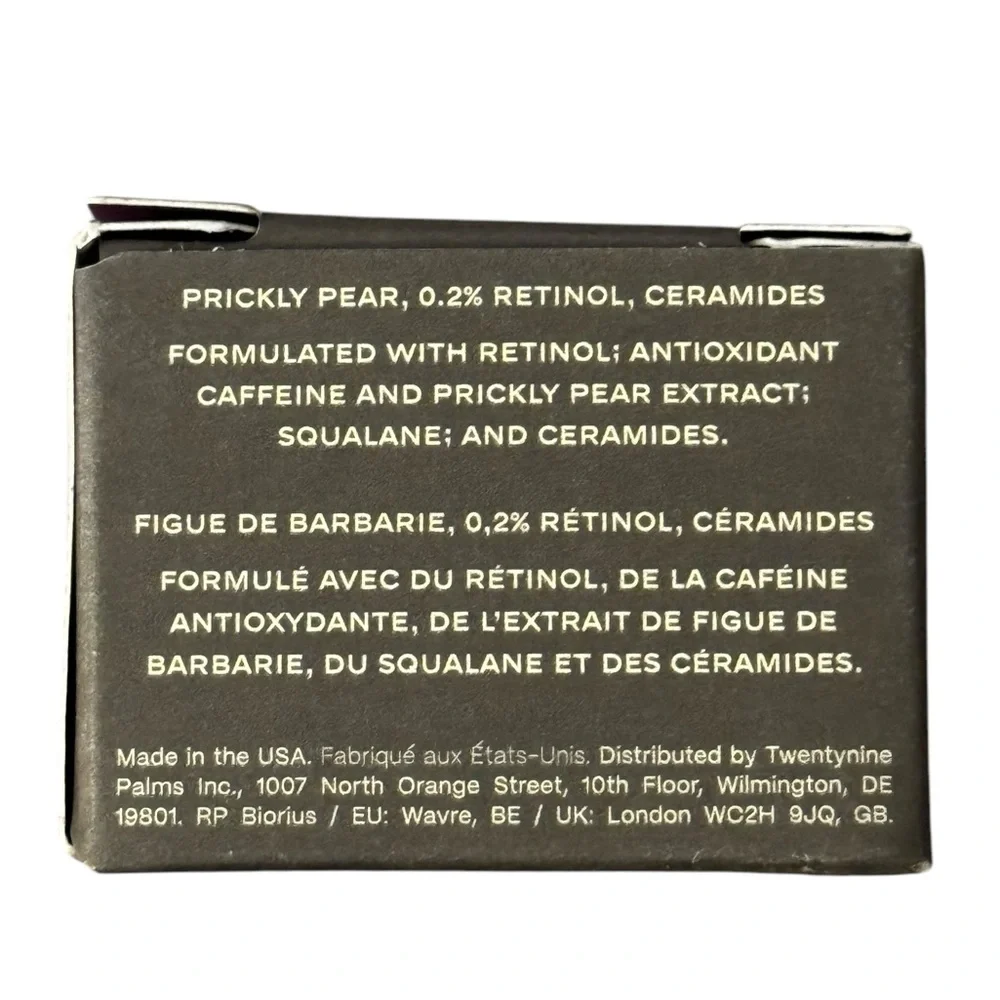 Twentynine Palms Mira Luna Eye Cream‎ NWT Retinol Moisturizer Prickly Pear